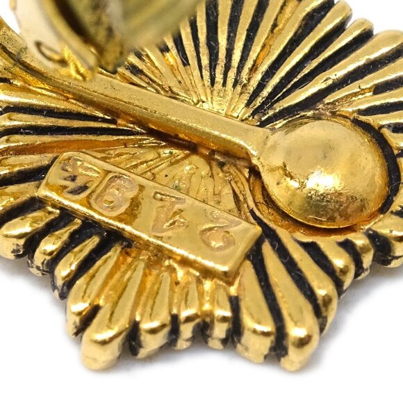 Chanel Earrings Clip-On Gold 2194 - Picture 3 of 4